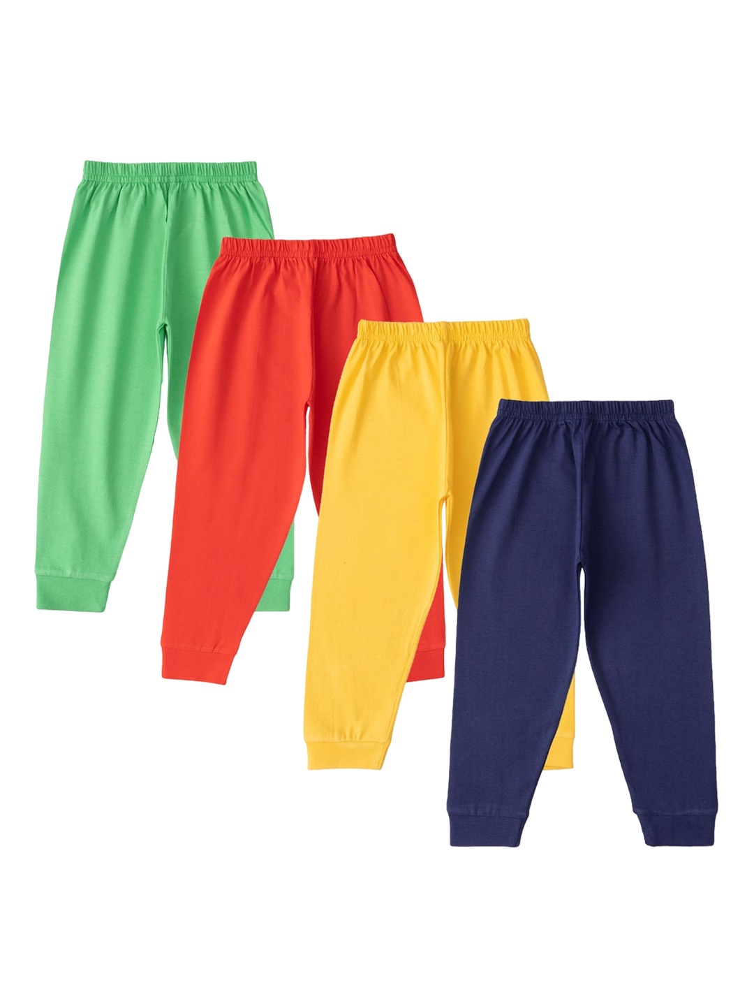 

Luke & Lilly Infant Boys Pack Of 4 Pure Cotton Relaxed-Fit Joggers, Yellow