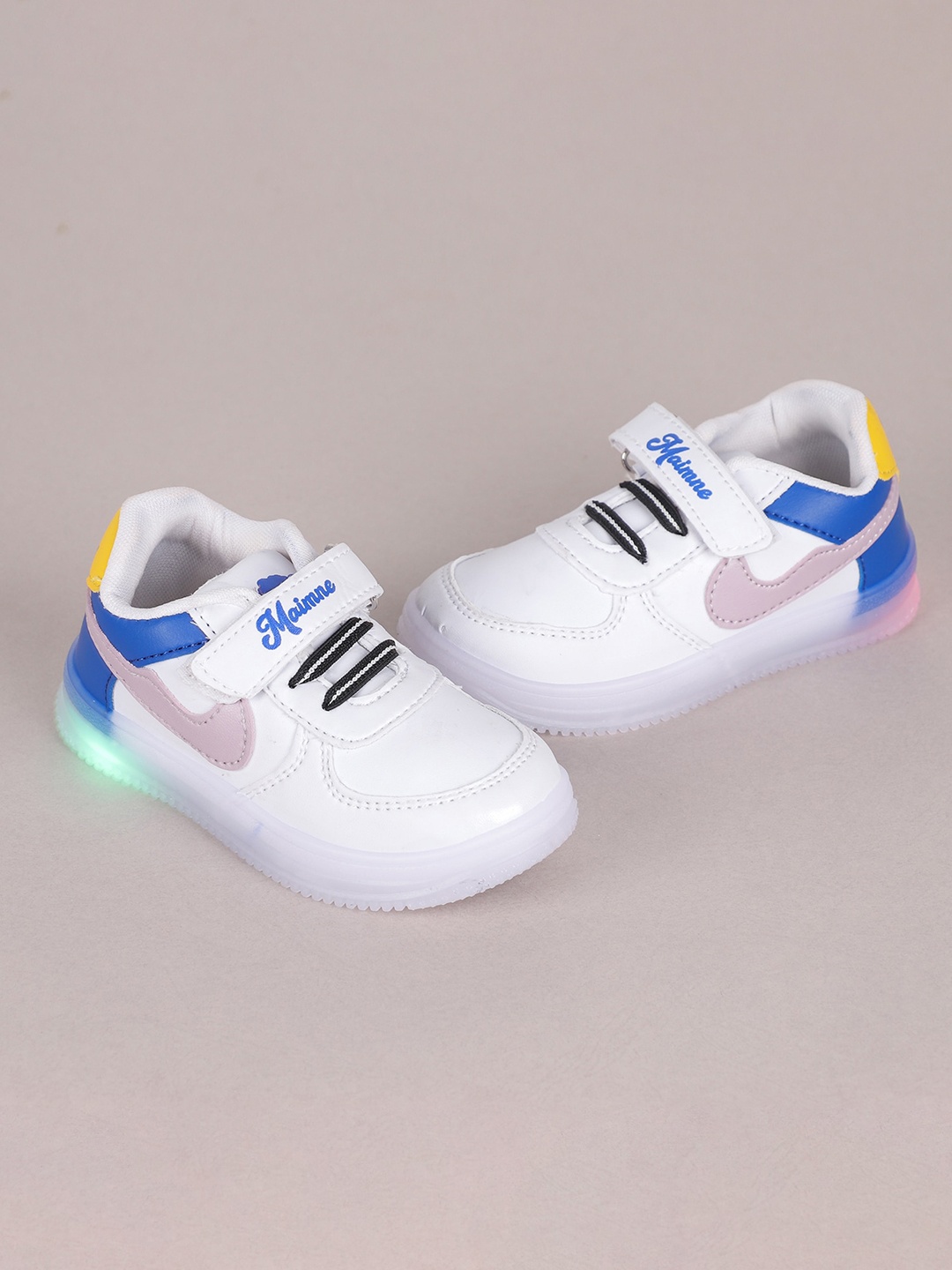 

BAESD Unisex Kids Colourblocked Sneakers, White