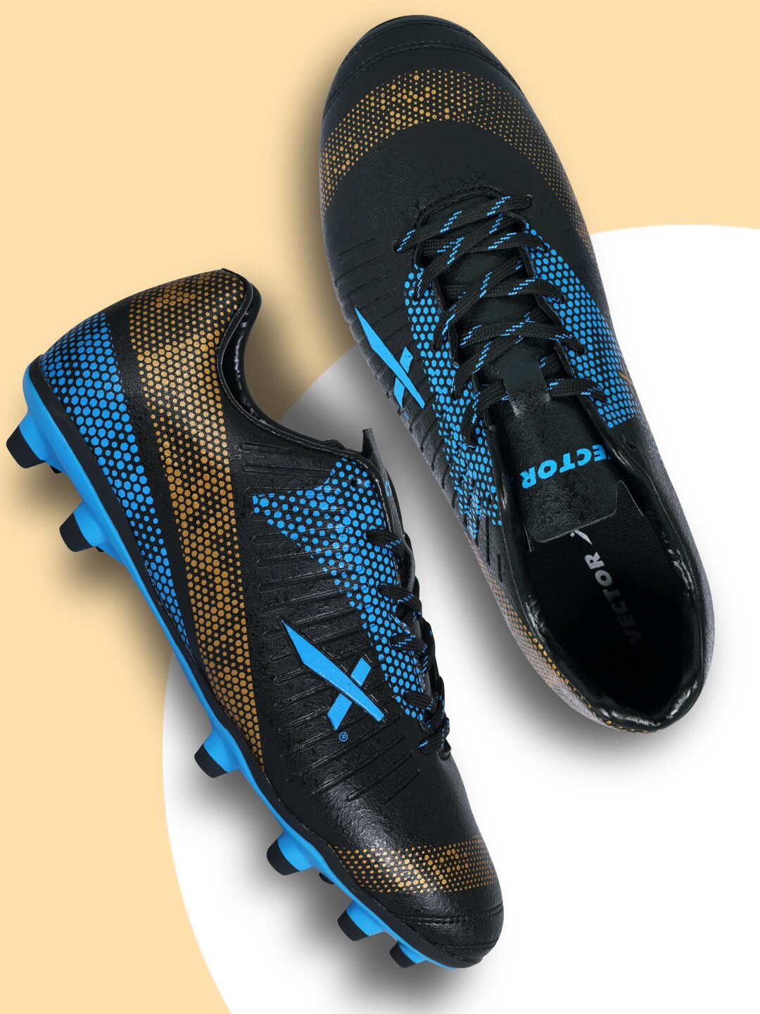 

VECTOR X Unisex Football Shoes, Blue