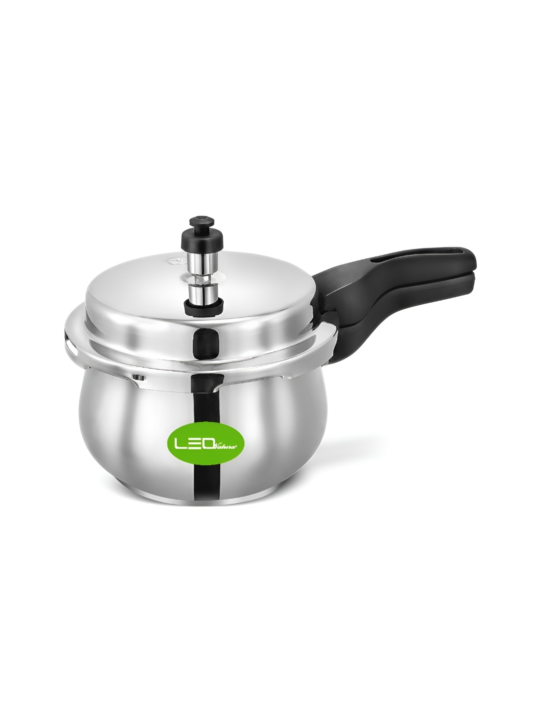 

Leo Natura Silver-Toned Stainless Steel Dishwasher Safe Pressure Cooker