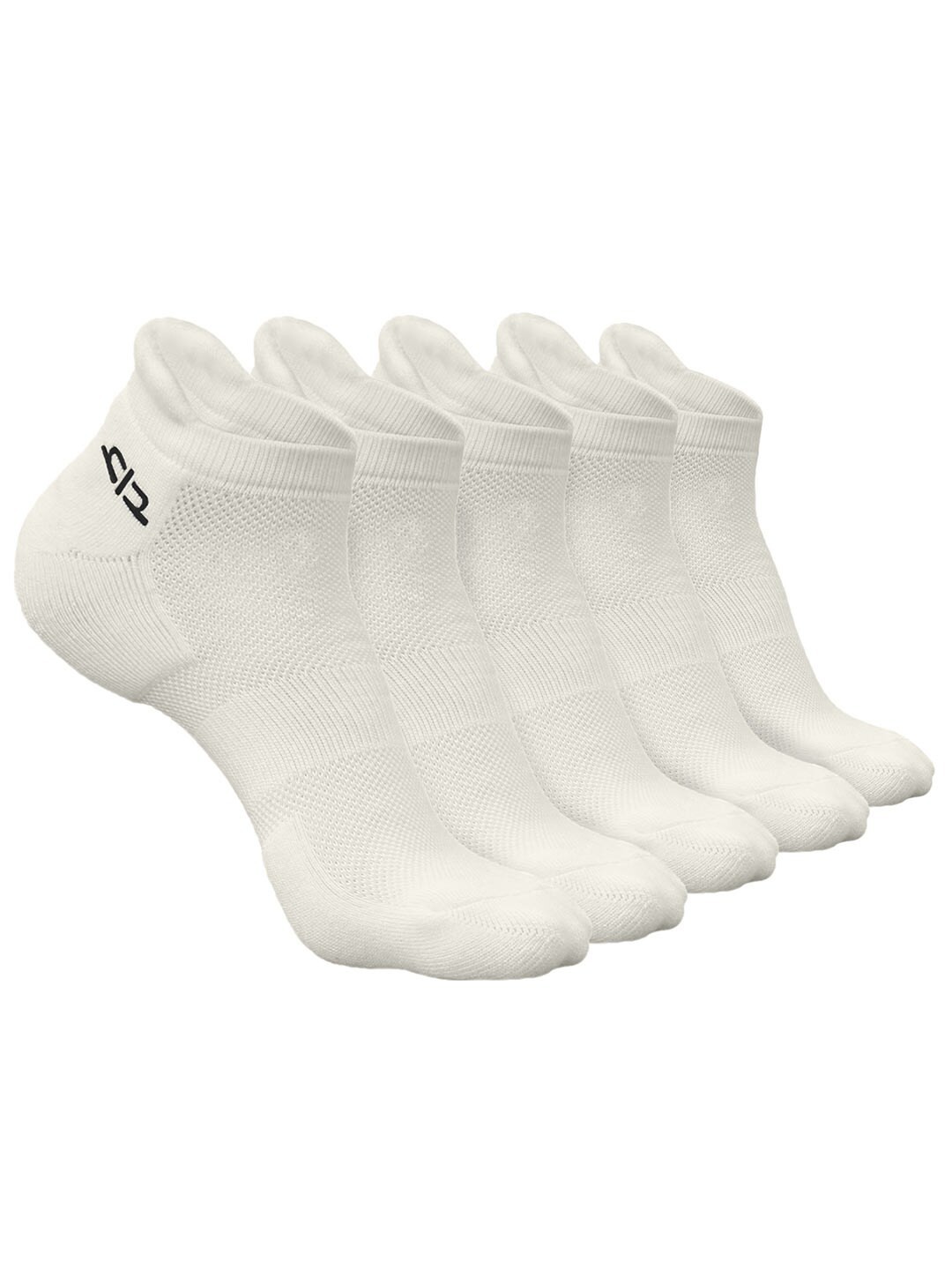 

Heelium Kids Pack Of 5 Patterned Ankle Length Socks, White