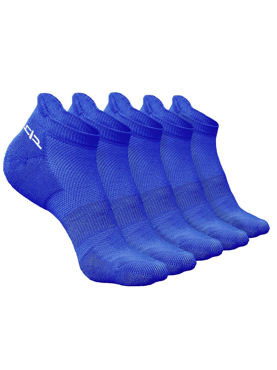 

Heelium Kids Pack Of 5 Patterned Ankle Length Socks, Blue
