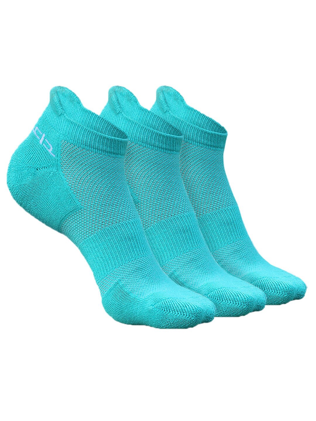 

Heelium Kids Pack Of 3 Patterned Ankle Length Socks, Teal