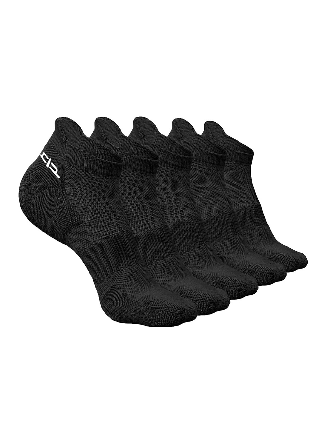 

Heelium Kids Pack Of 5 Patterned Ankle Length Socks, Black