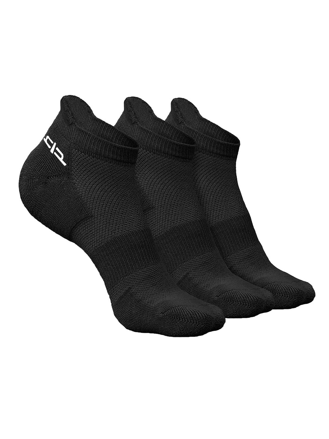 

Heelium Kids Pack Of 3 Patterned Ankle Length Socks, Black