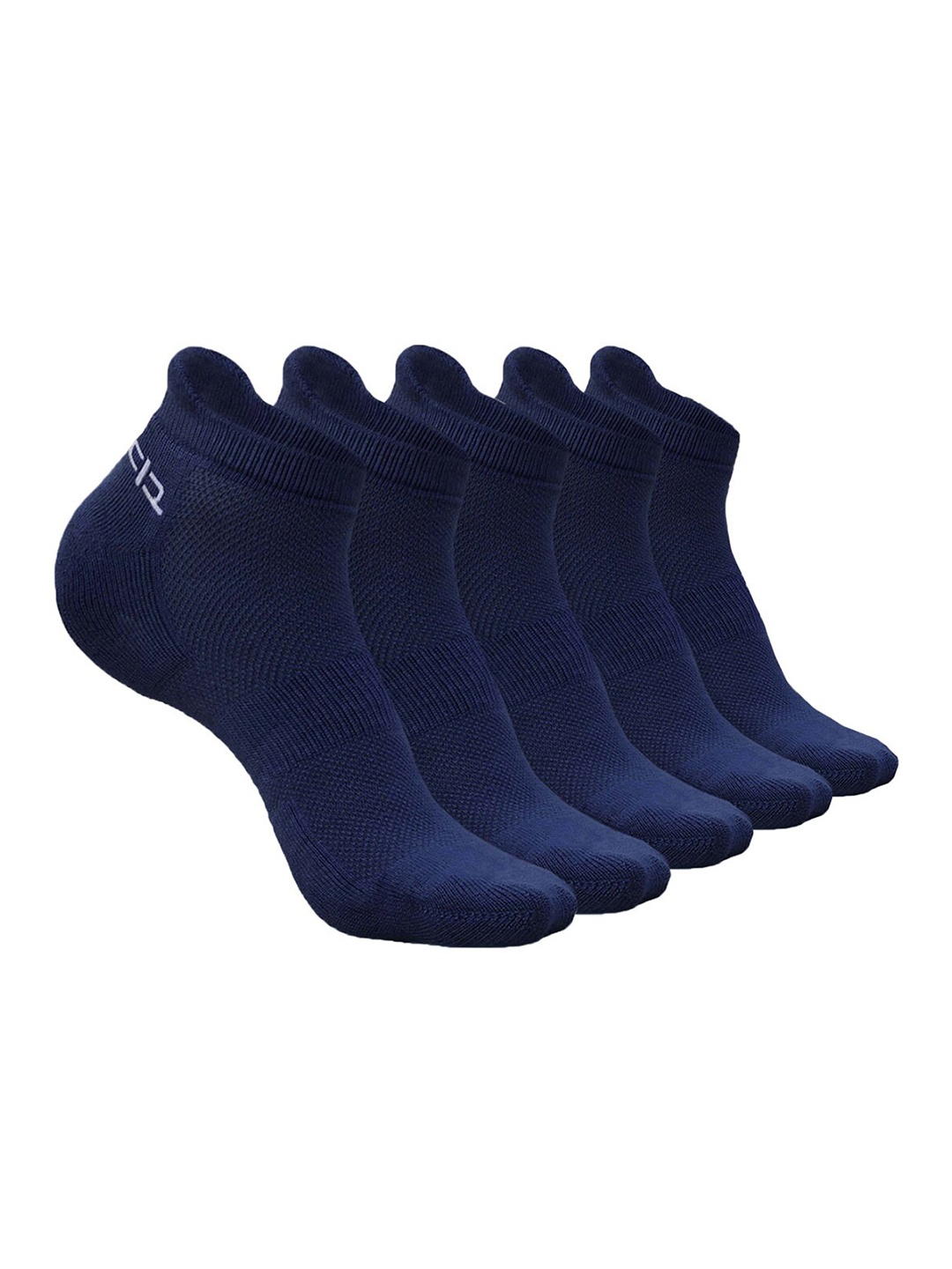 

Heelium Kids Pack Of 5 Patterned Ankle Length Socks, Navy blue