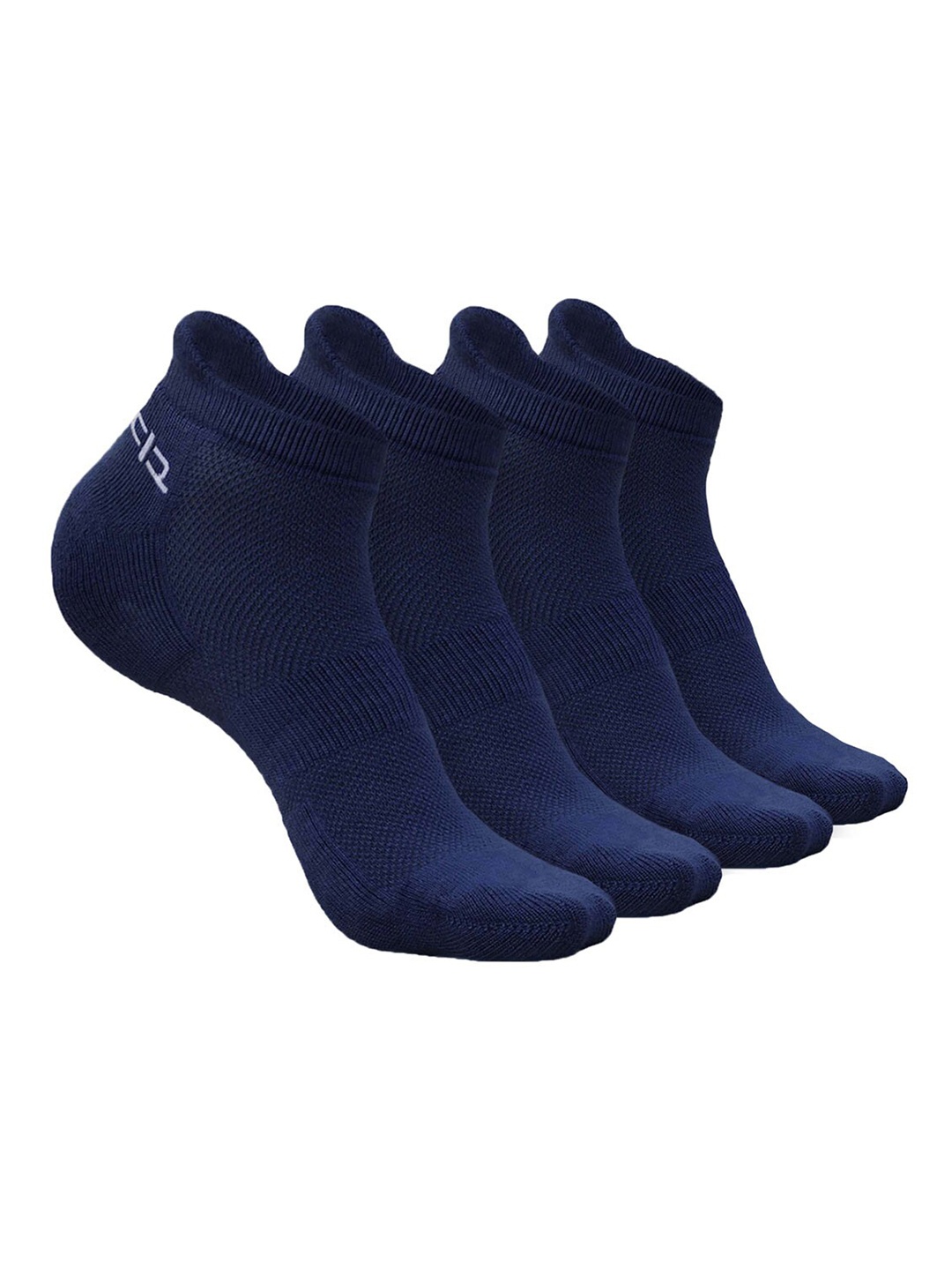 

Heelium Kids Pack Of 4 Patterned Ankle Length Socks, Navy blue