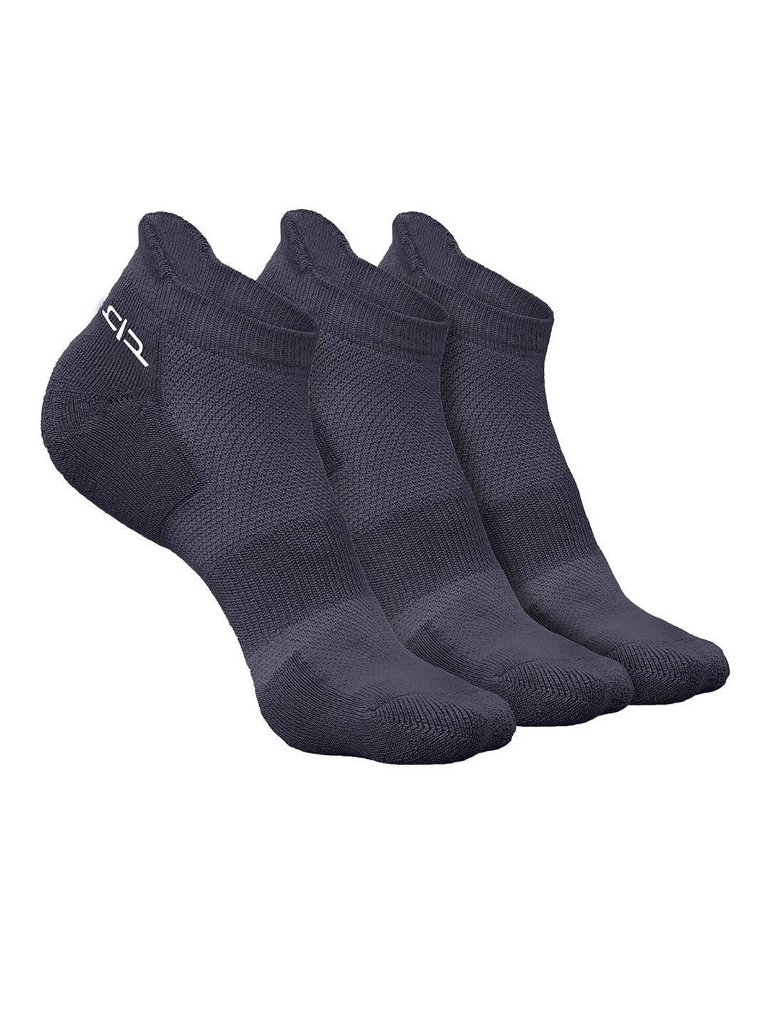 

Heelium Kids Pack Of 3 Patterned Ankle Length Socks, Grey