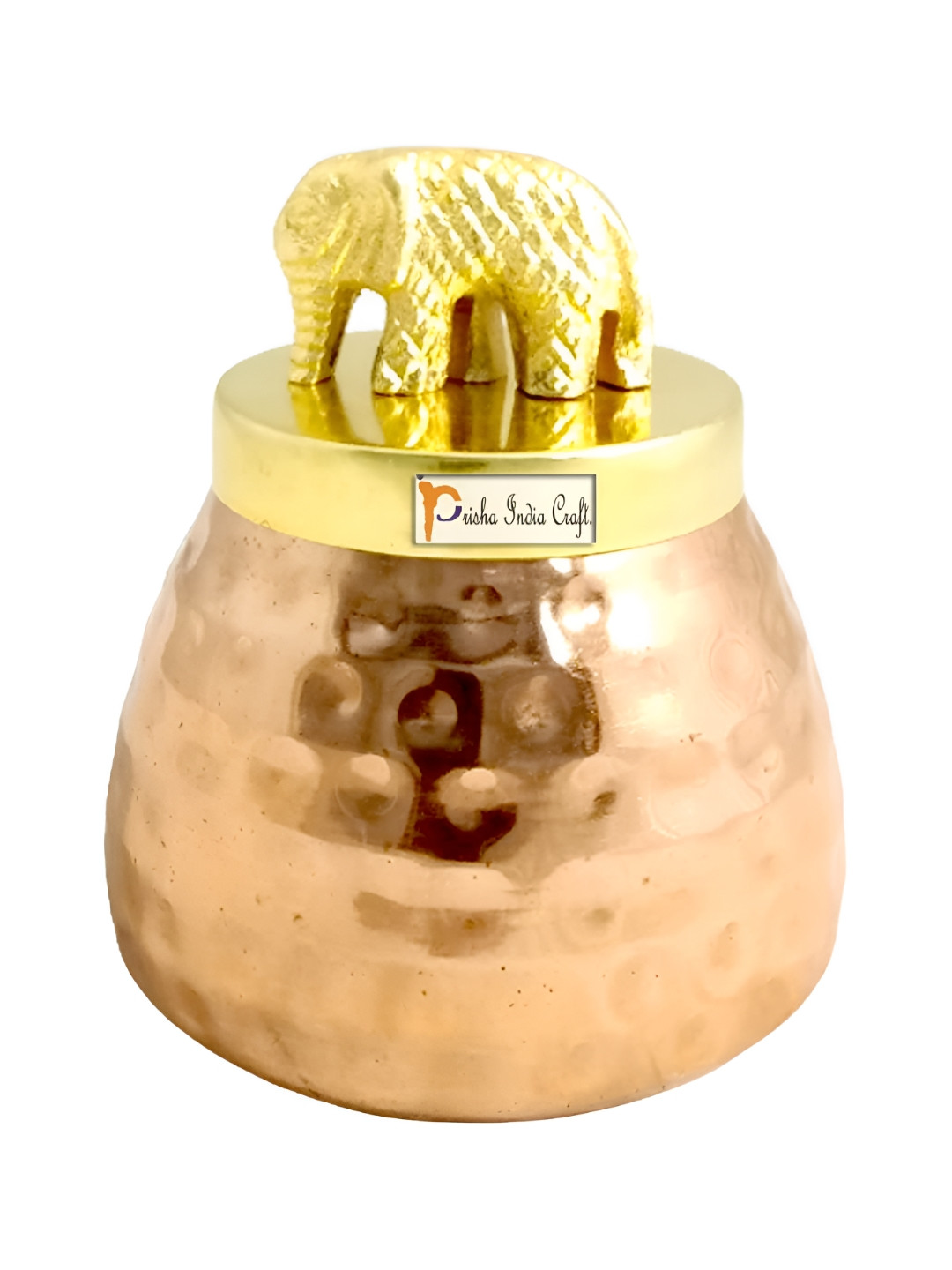 

PRISHA INDIA CRAFT Brown & 1 Pieces Copper Glossy Bowls