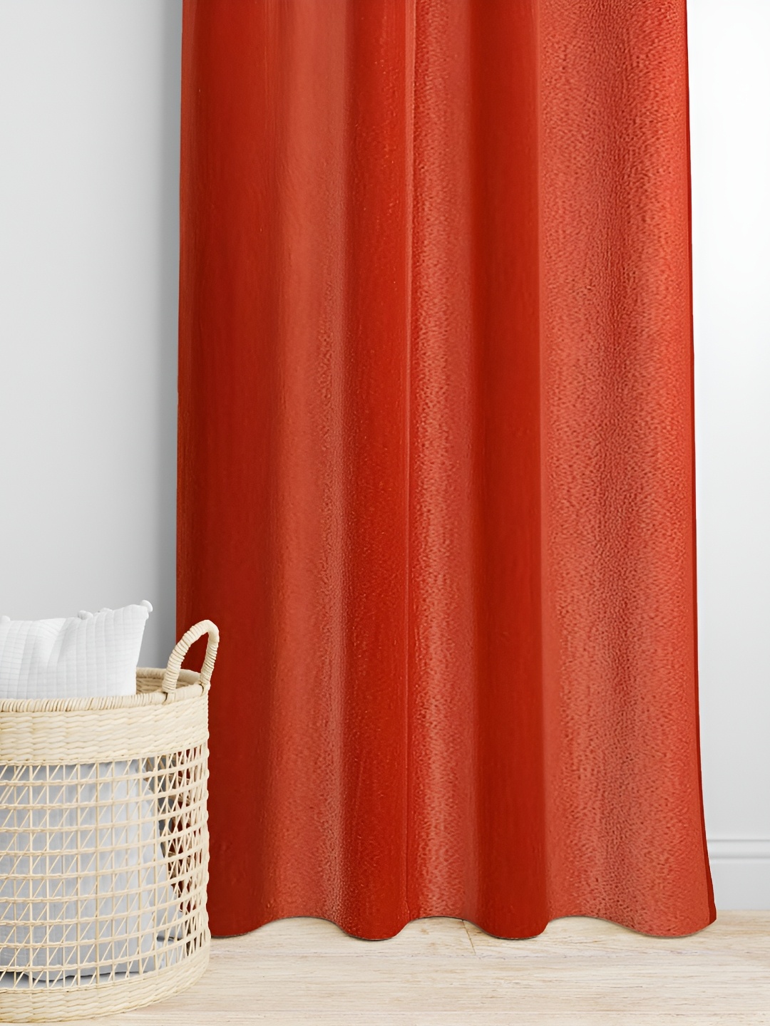 

Galaxy Home Decor Rust Set of 2 Floral Room Darkening Window Curtain