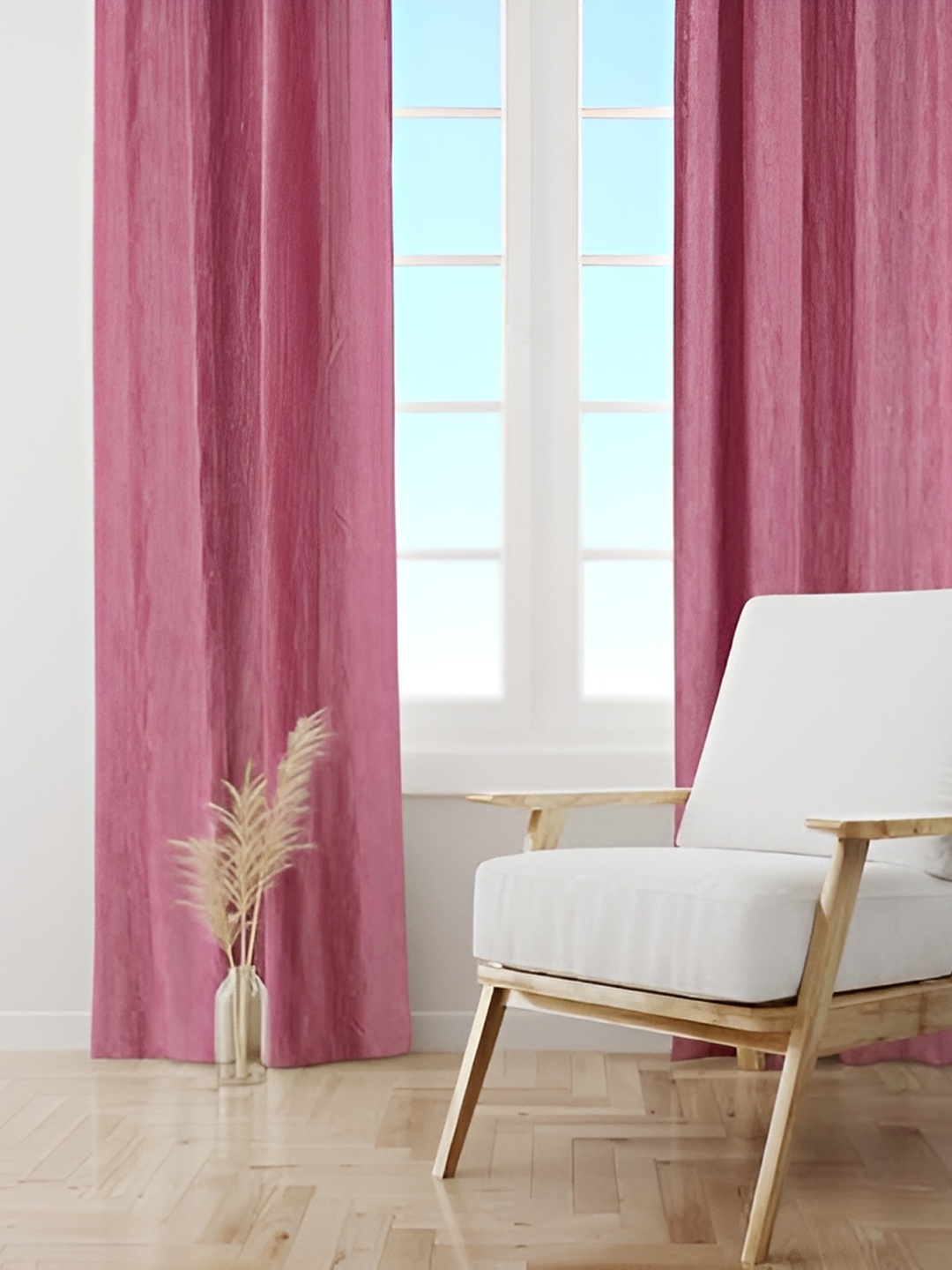 

Galaxy Home Decor Rose Set of 2 Floral Room Darkening Window Curtain