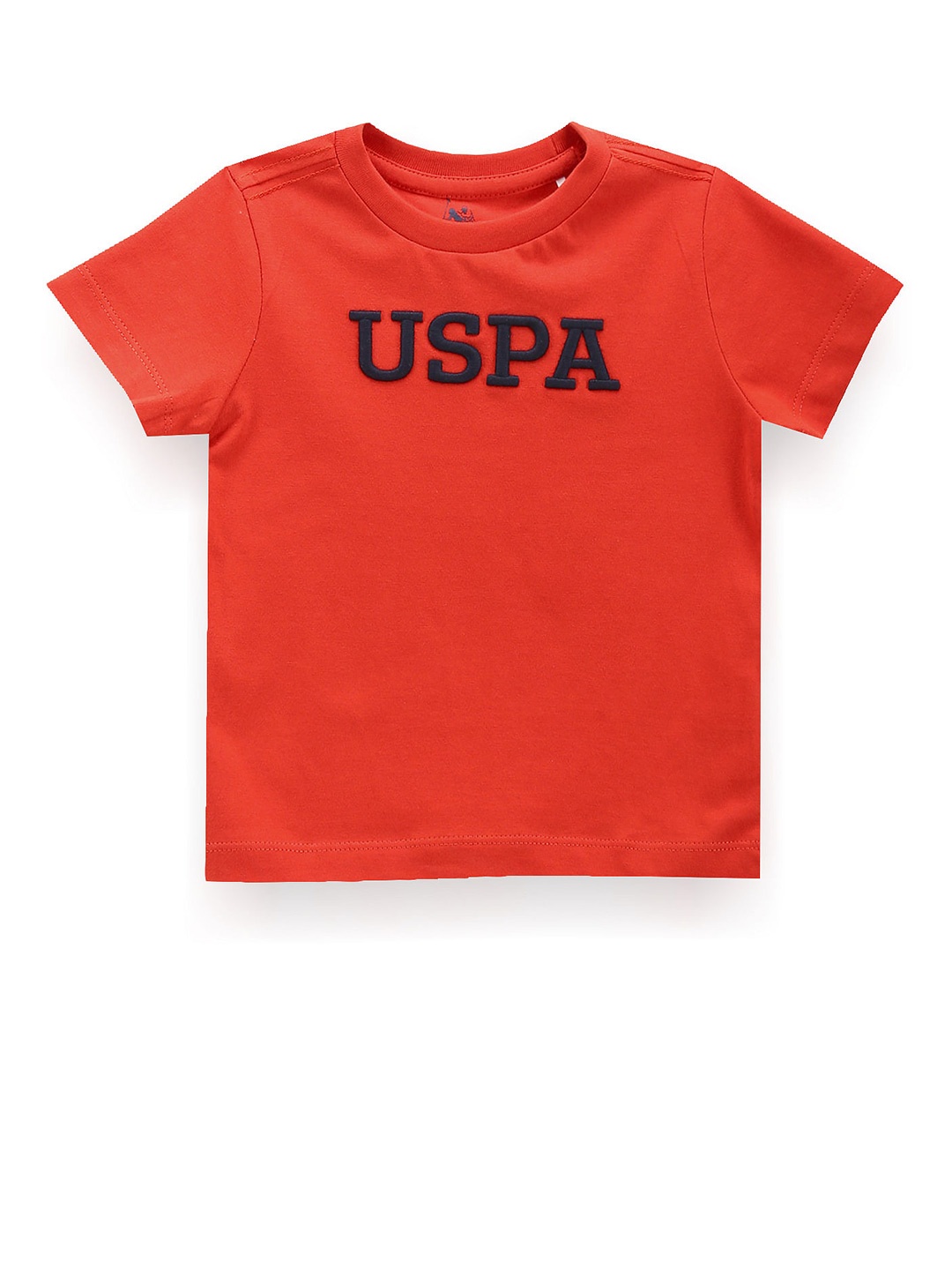 

U.S. Polo Assn. Kids Boys Brand Embroidered T-shirt, Orange