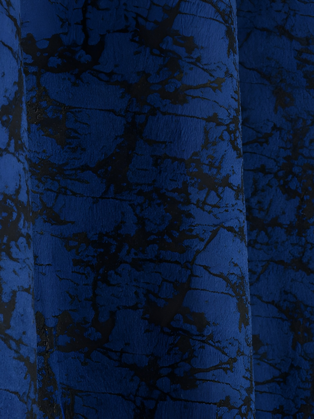 

Galaxy Home Decor Blue Floral Room Darkening Window Curtain