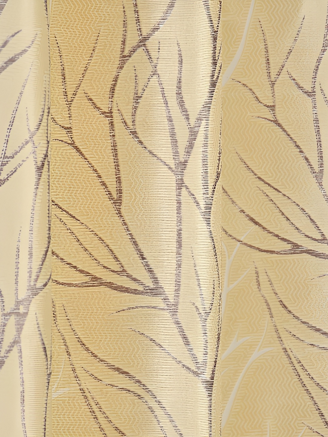 

Galaxy Home Decor Cream-Coloured Set of 3 Floral Room Darkening Window Curtain