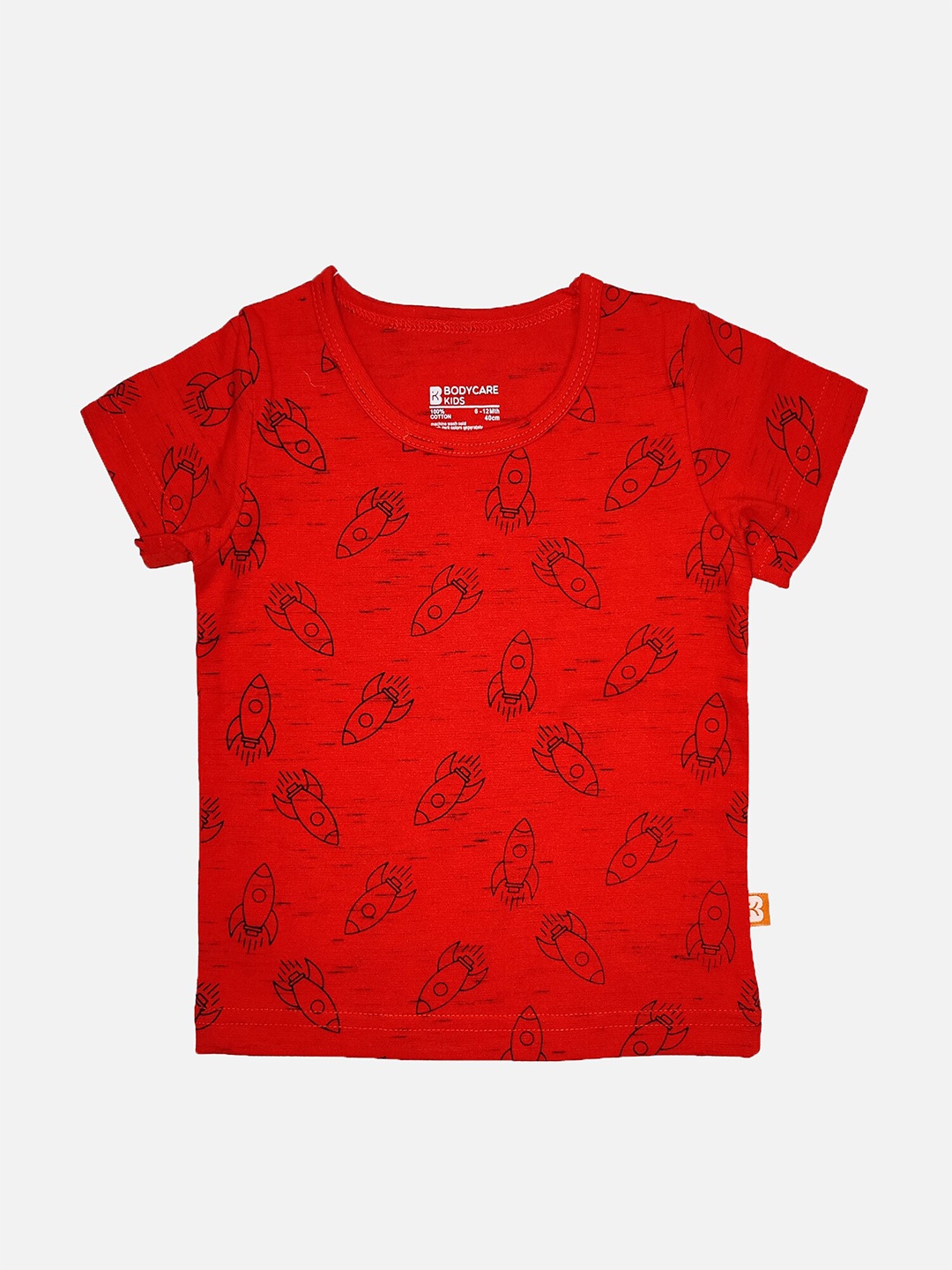 

Bodycare Boys Graphic Printed Cotton T-shirt, Red