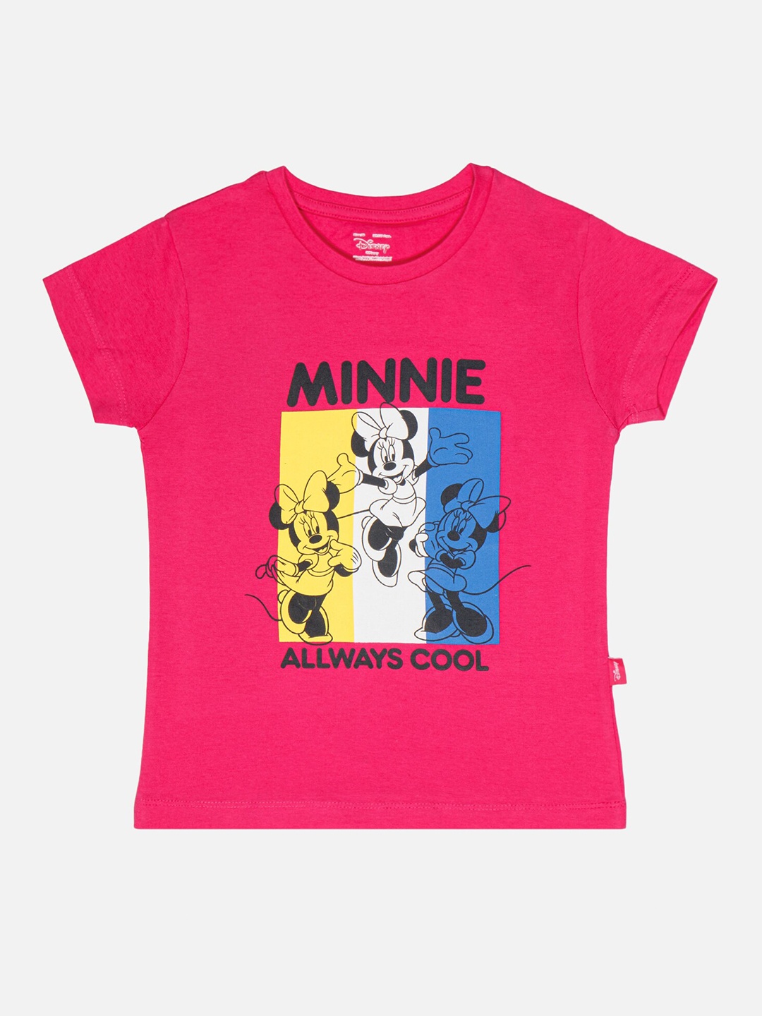 

Bodycare Girls Minnie & Friends Printed T-shirt, Fuchsia