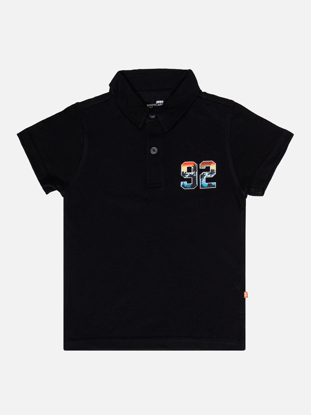 

Bodycare Boys Polo Collar Cotton T-shirt, Black