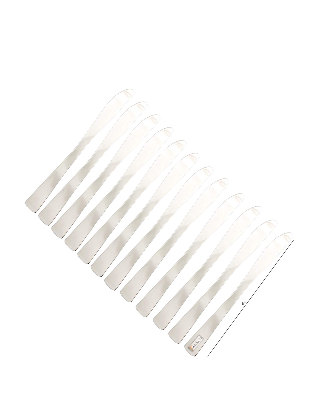 

PRISHA INDIA CRAFT Set Of 12 Knifes Stainless Steel Fork, White