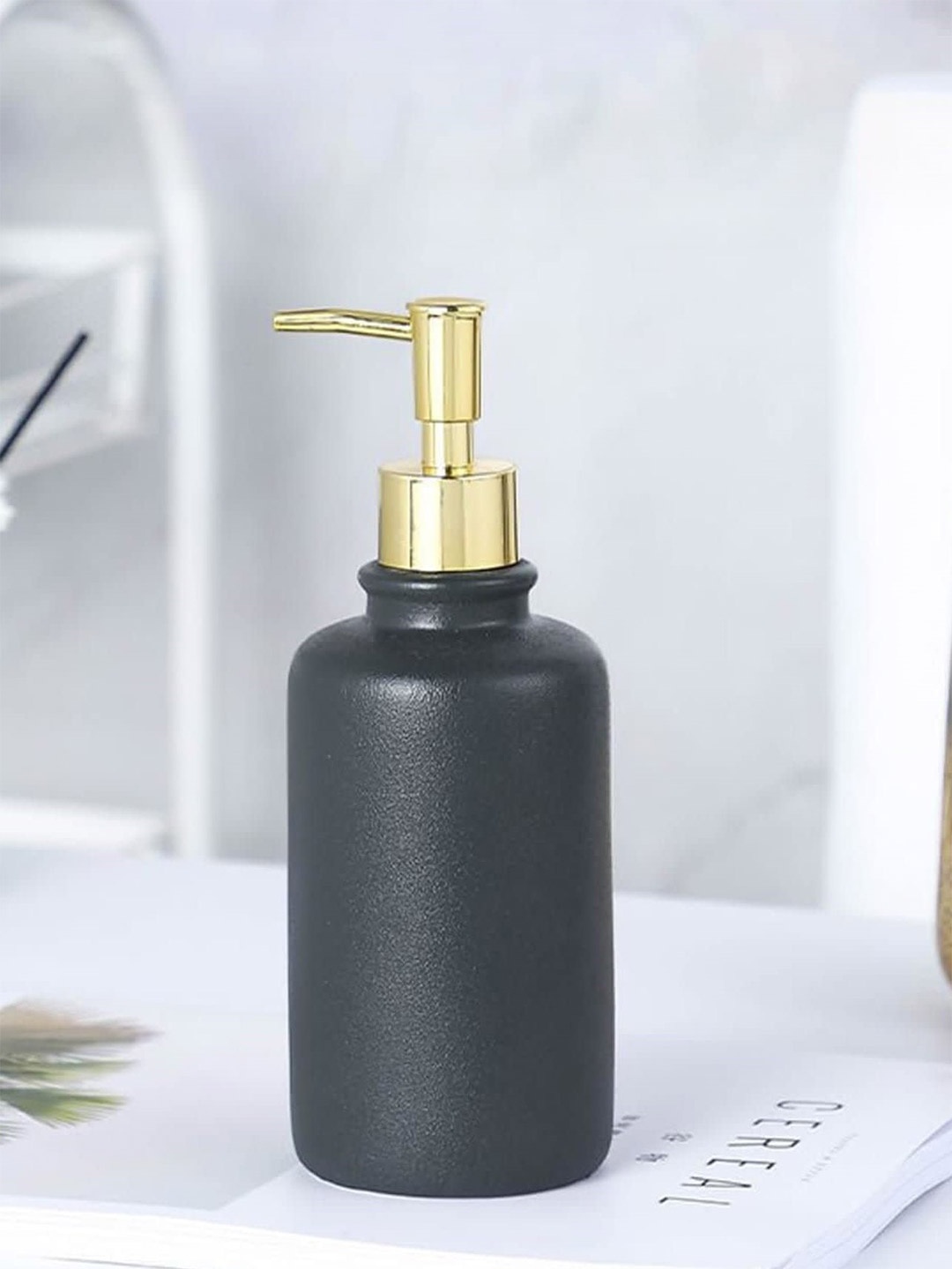 

The Better Home Black Ceramic Soap Dispenser 400ml