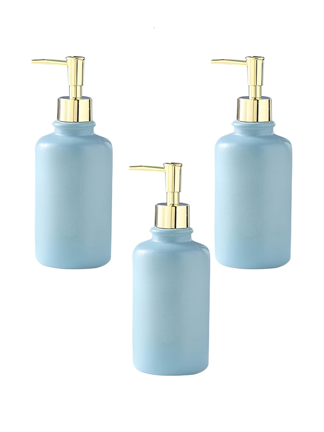 

The Better Home Blue 3 Pcs Ceramic Soap Dispenser 400ml