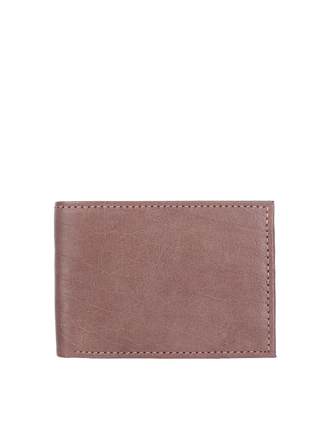 

WROGN Men PU Two Fold Wallet, Brown