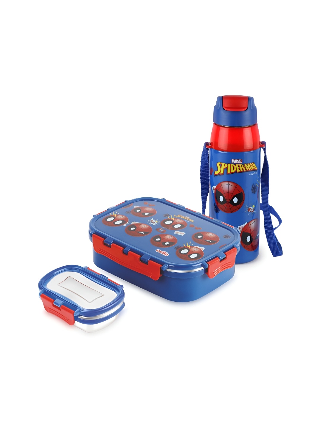 

Cello Blue & Red Plastic Lunch Box