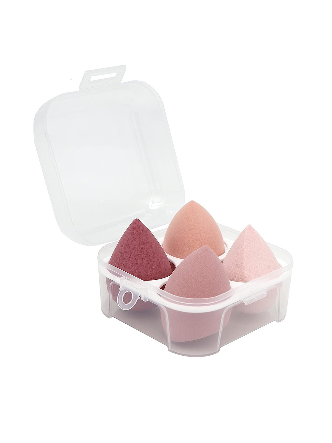 

CHRONEX Set Of 4 Makeup Beauty Blender Sponge With Case, Assorted