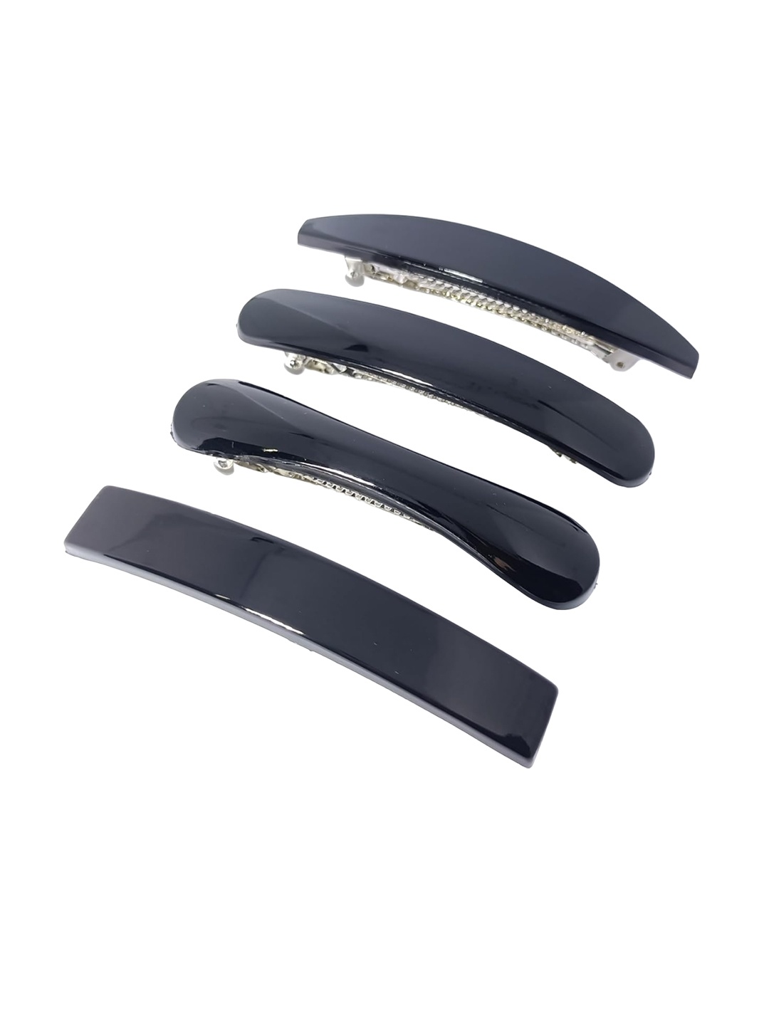 

CHRONEX Pack Of 4 Stylish French Barrette, Assorted