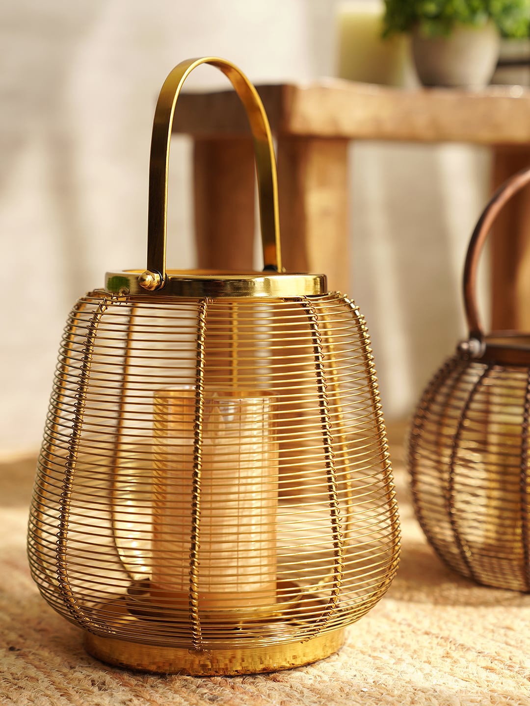 

Pure Home and Living Unisex Gold Candle Holders