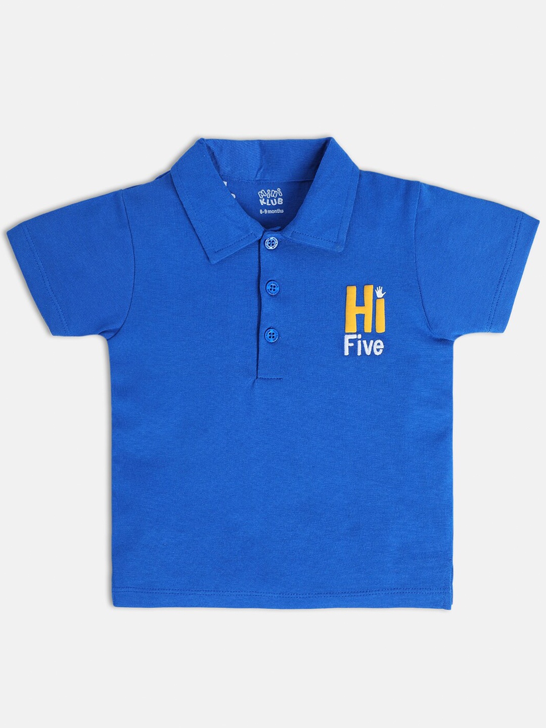 

MINI KLUB Infants Polo Collar Cotton Casual T-shirt, Blue