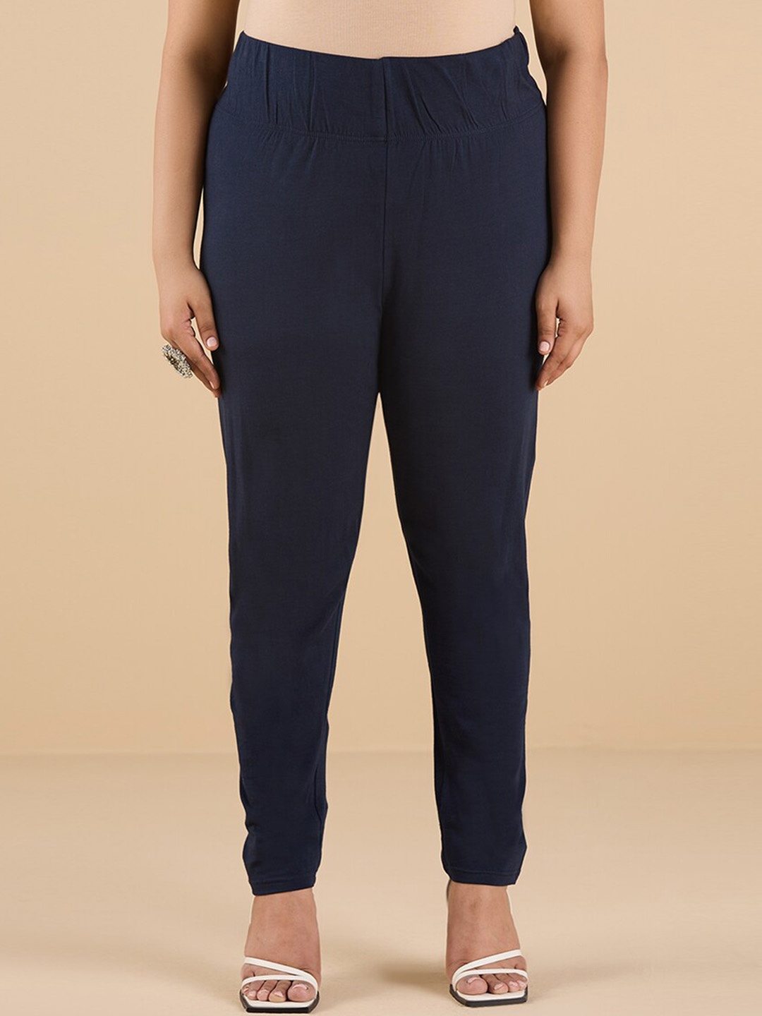 

Big Hello - The Plus Life Ankle Length Leggings, Navy blue