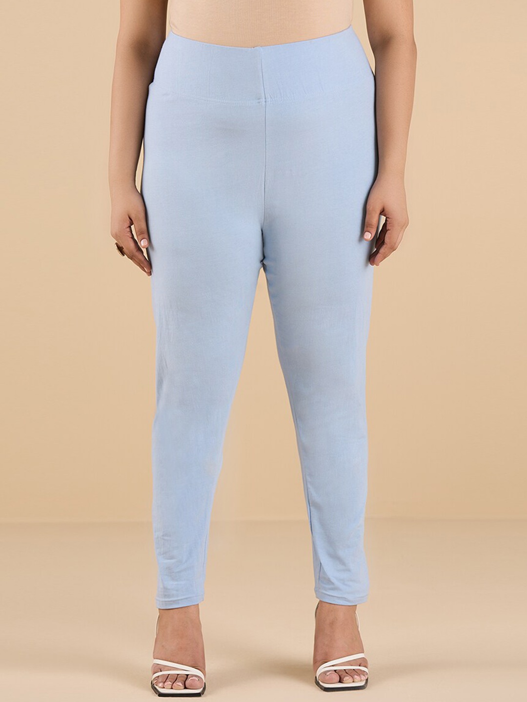 

Big Hello - The Plus Life Slip-On Ankle-Length Leggings, Blue