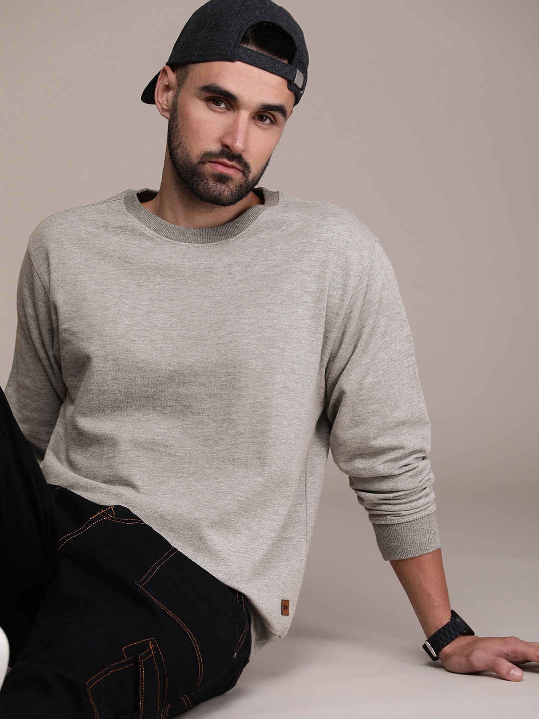 

Roadster Men Sweatshirt, Grey melange