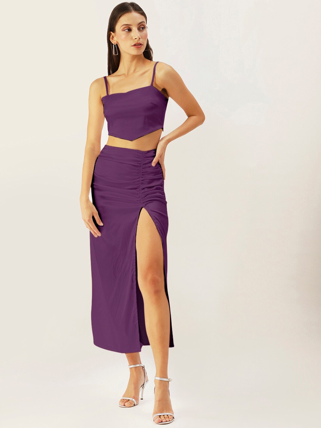 

DressBerry Top & Skirt Co-Ord, Purple