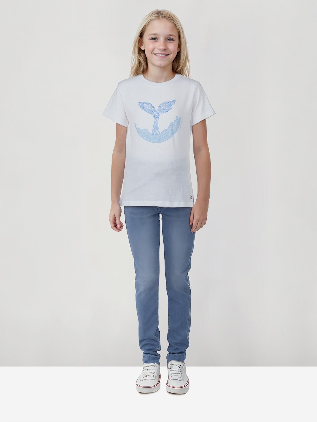 

Gini and Jony Cotton Top, White
