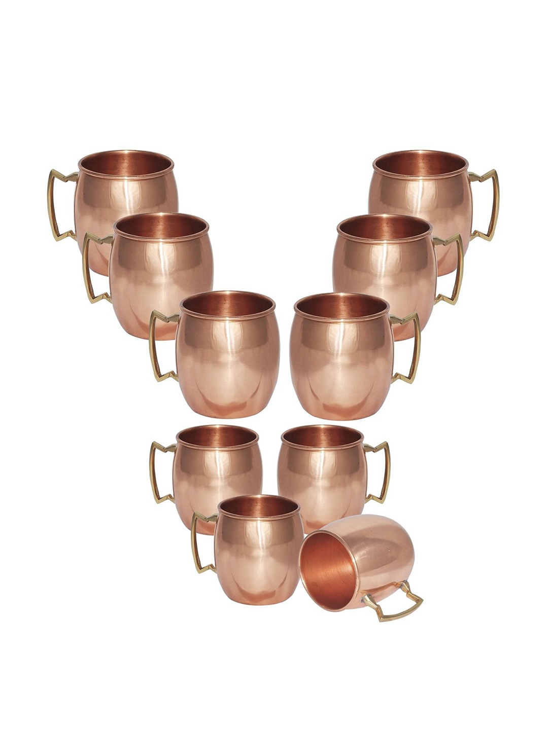 

PRISHA INDIA CRAFT Unisex Brown Bar and Drinkware, Copper