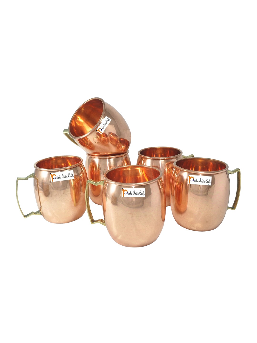 

PRISHA INDIA CRAFT Unisex Brown Bar and Drinkware, Copper