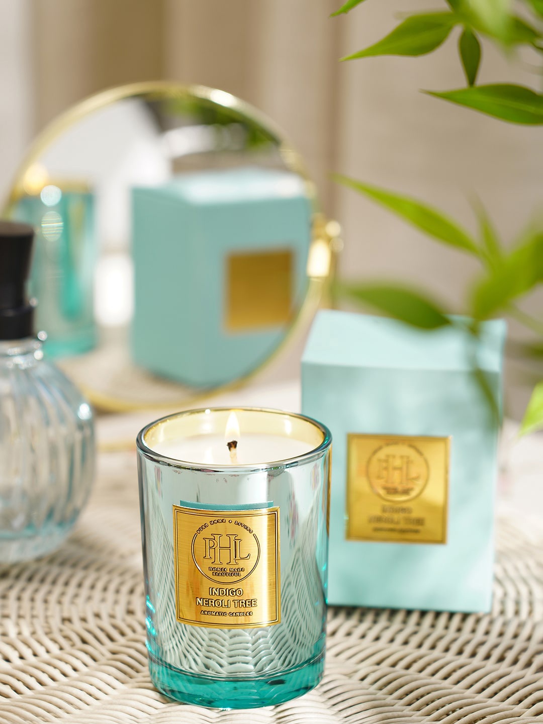

Pure Home and Living Unisex Blue Candles