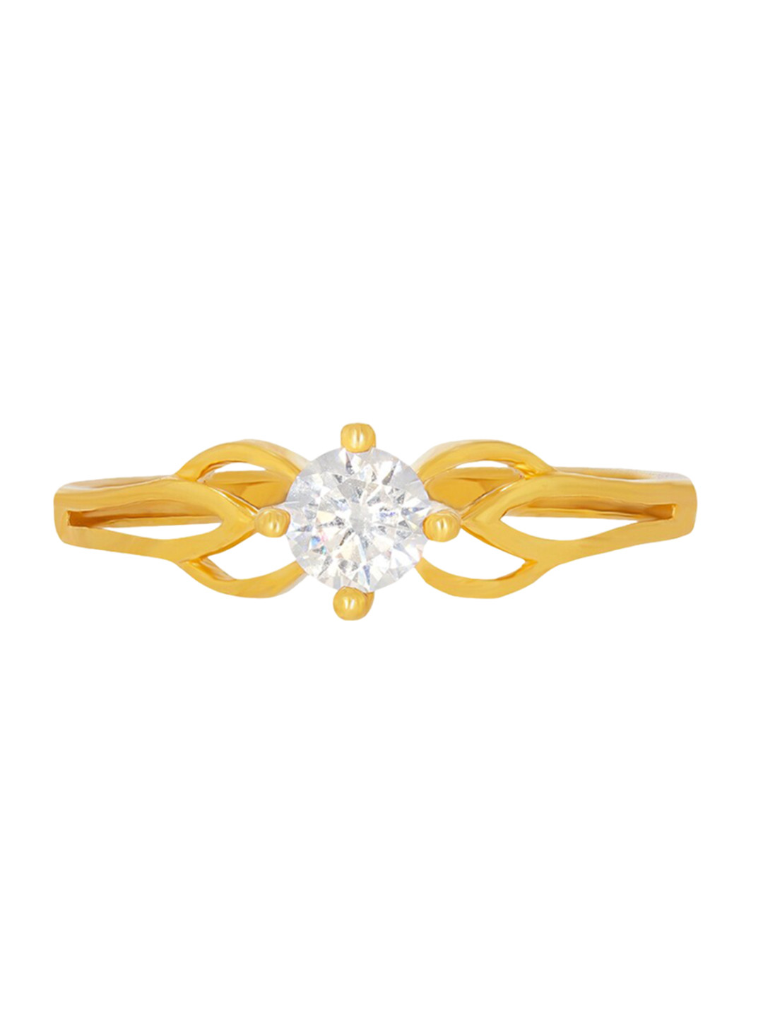 

BHIMA 22K Hallmark 916 Purity Yellow Gold Stone Holding Ring