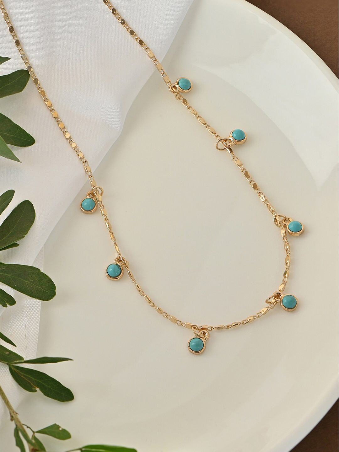 

ToniQ Gold-Plated Charm Necklace