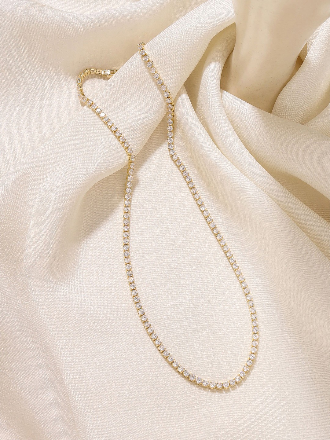 

Mitali Jain Brass Gold-Plated Necklace