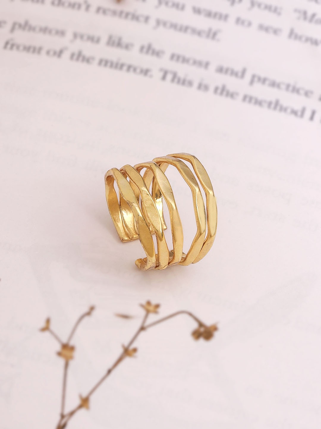 

Mitali Jain 18KT Gold-Plated Finger Ring