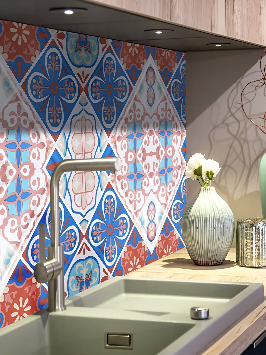 

Kuber Industries White Self-Adhesive Removable Wallpaper