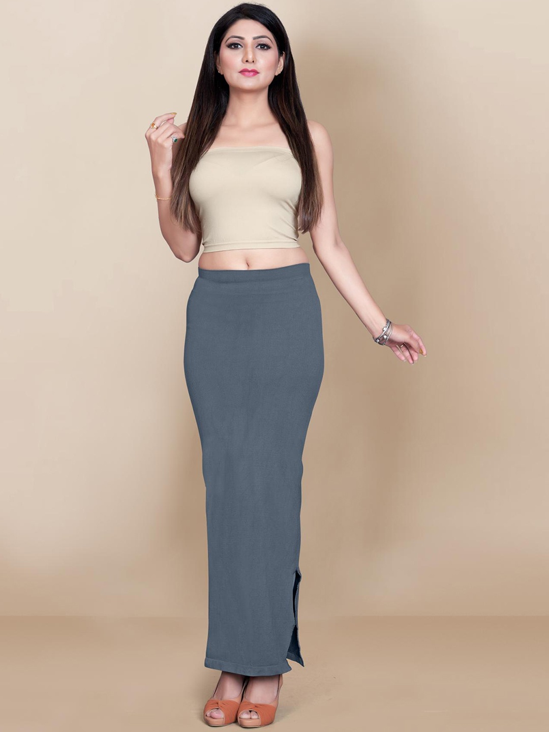 

Civamee Elasticated Sarees Shapewear, Grey