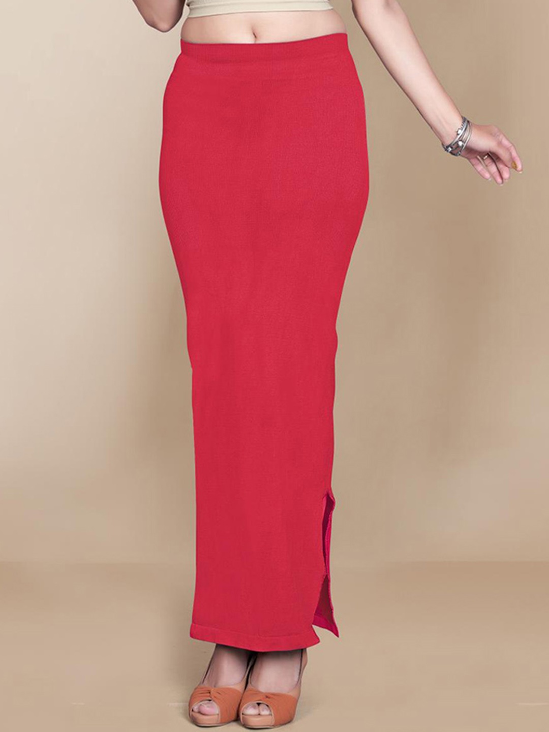 

Civamee Elasticated Saree Shapewear, Red