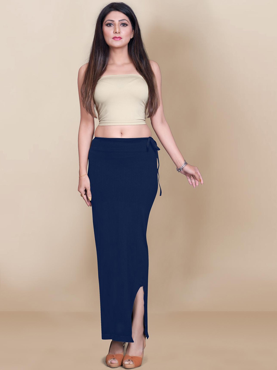 

Civamee Elasticated Sarees Shapewear, Navy blue