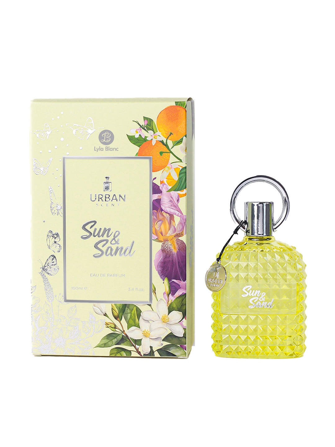 

Lyla Blanc Urban Scent Women Sun & Sand Long Lasting Eau De Parfum - 100 ml, Yellow