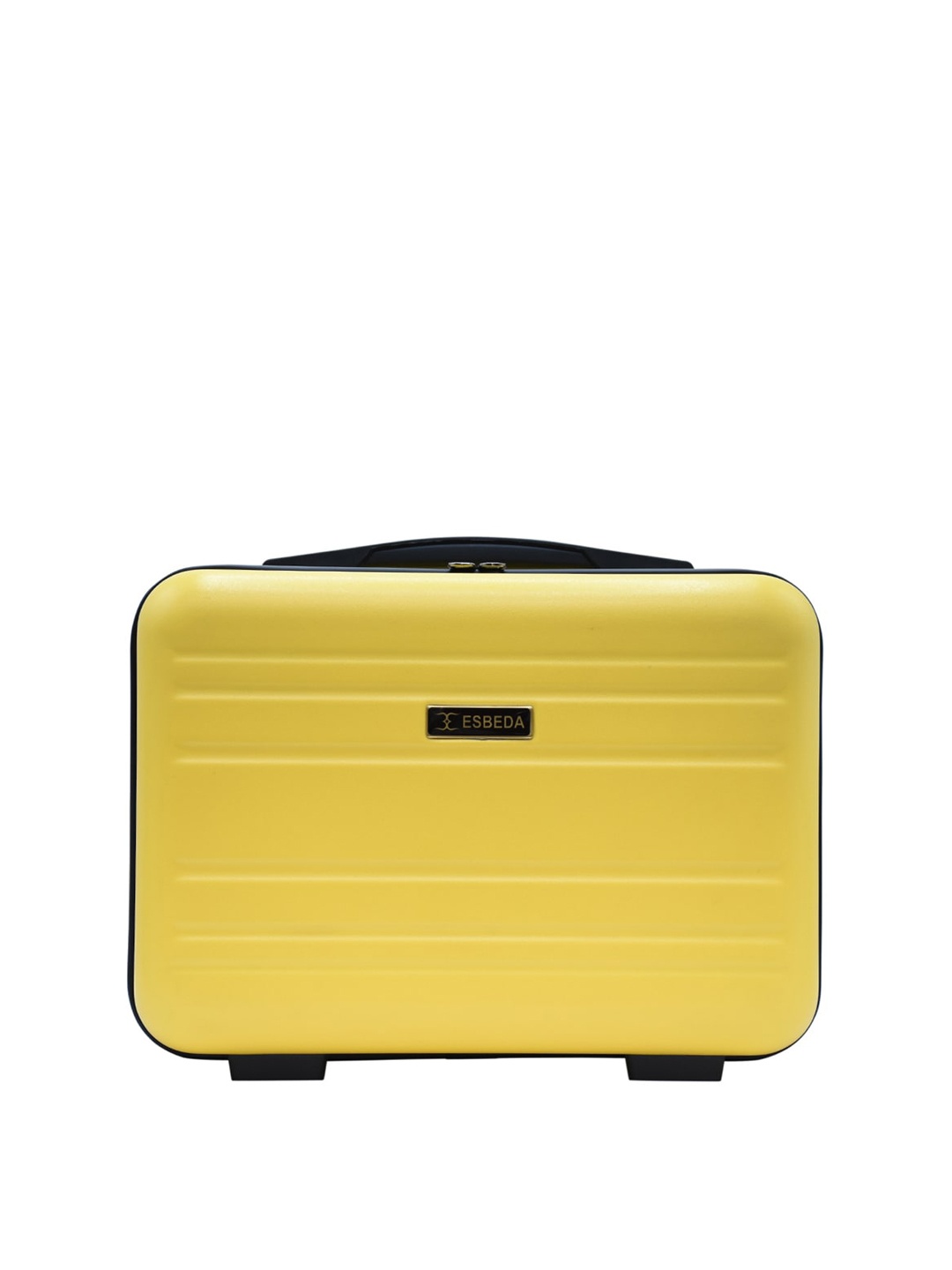 

ESBEDA Textured Light Weight Vanity Case, Yellow