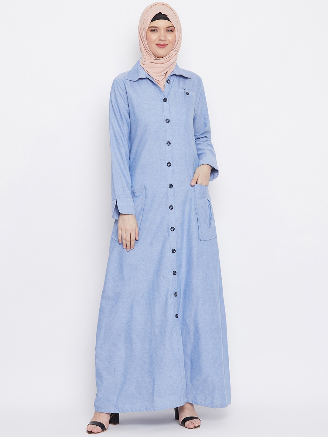 

MOMIN LIBAS Chambry Abaya Burqas, Blue