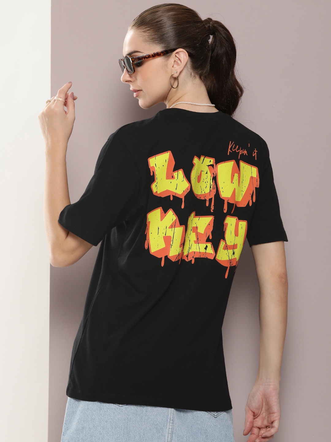 

Kook N Keech Women Graphic Printed T-shirt, Black